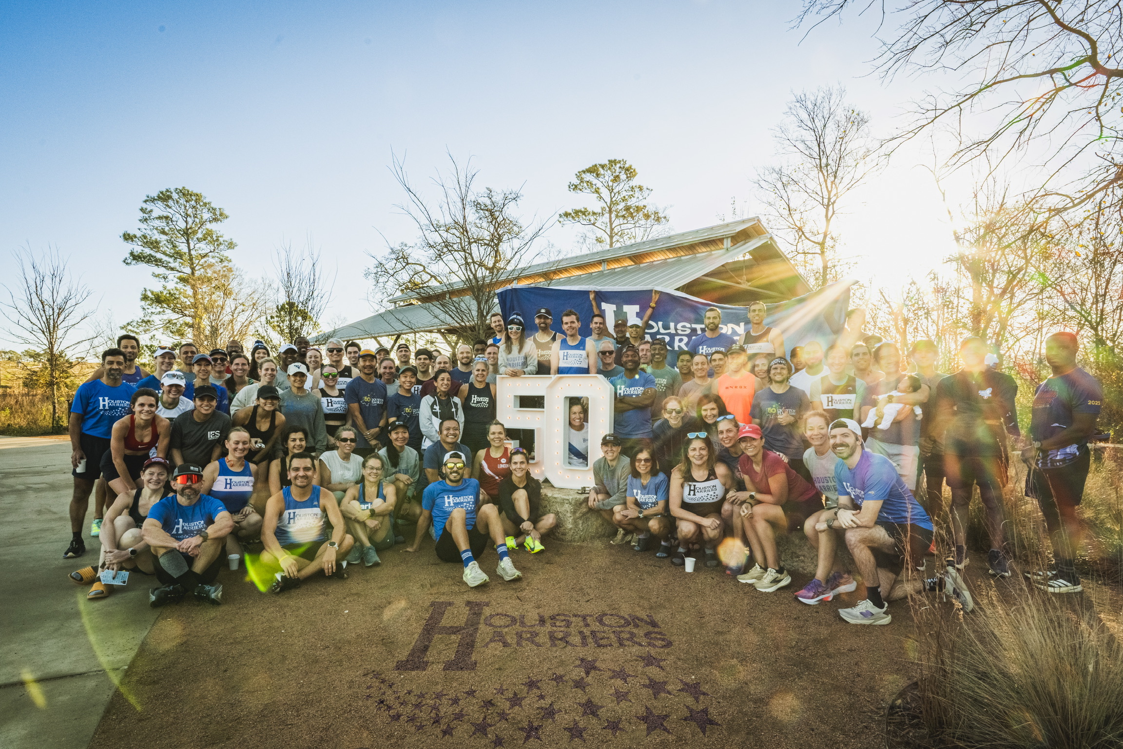 Houston Harriers runners